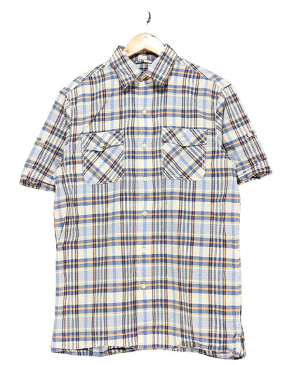 Izod Blue Shirt For Men L