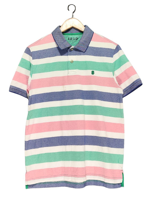 Izod Multi Cotton Polo T Shirt For Men M
