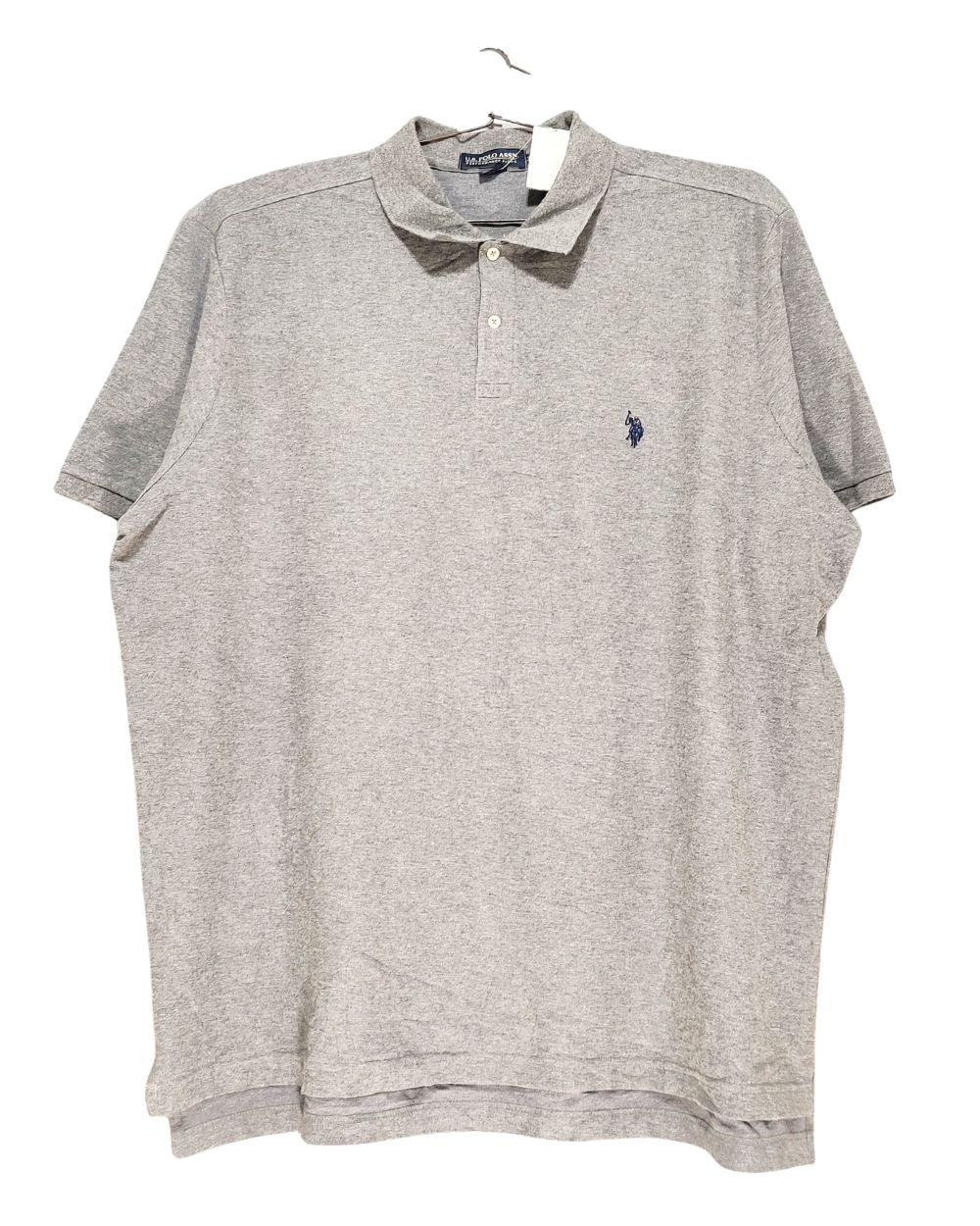 Polo U.S. Assn Gray Cotton Polo T Shirt For Men 3X Large