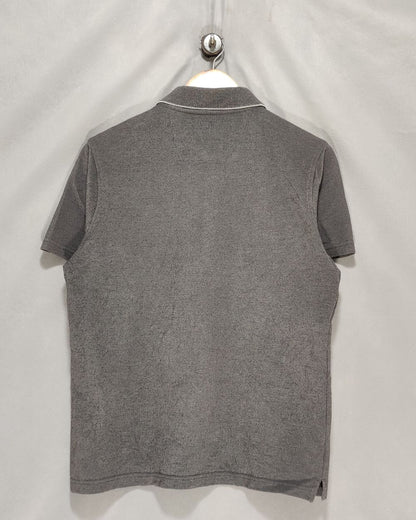 Michael Kors Gray Cotton Polo T Shirt For Men M