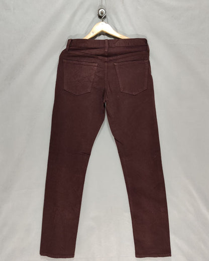 Old Navy Maroon Denim Jeans For Men M