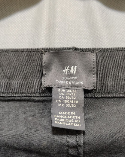 H&M Gray Cotton Jeans For Men M