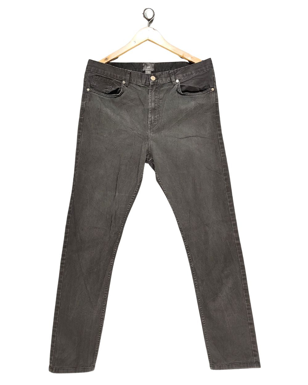 H&M Gray Cotton Jeans For Men M