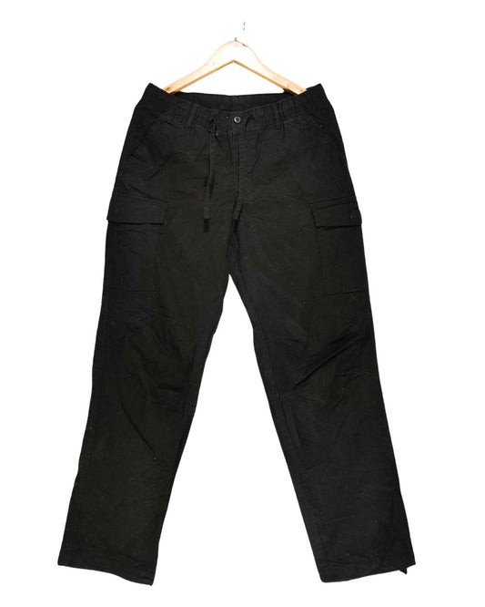 Original Use Black Cotton For Men Cargo Pant S