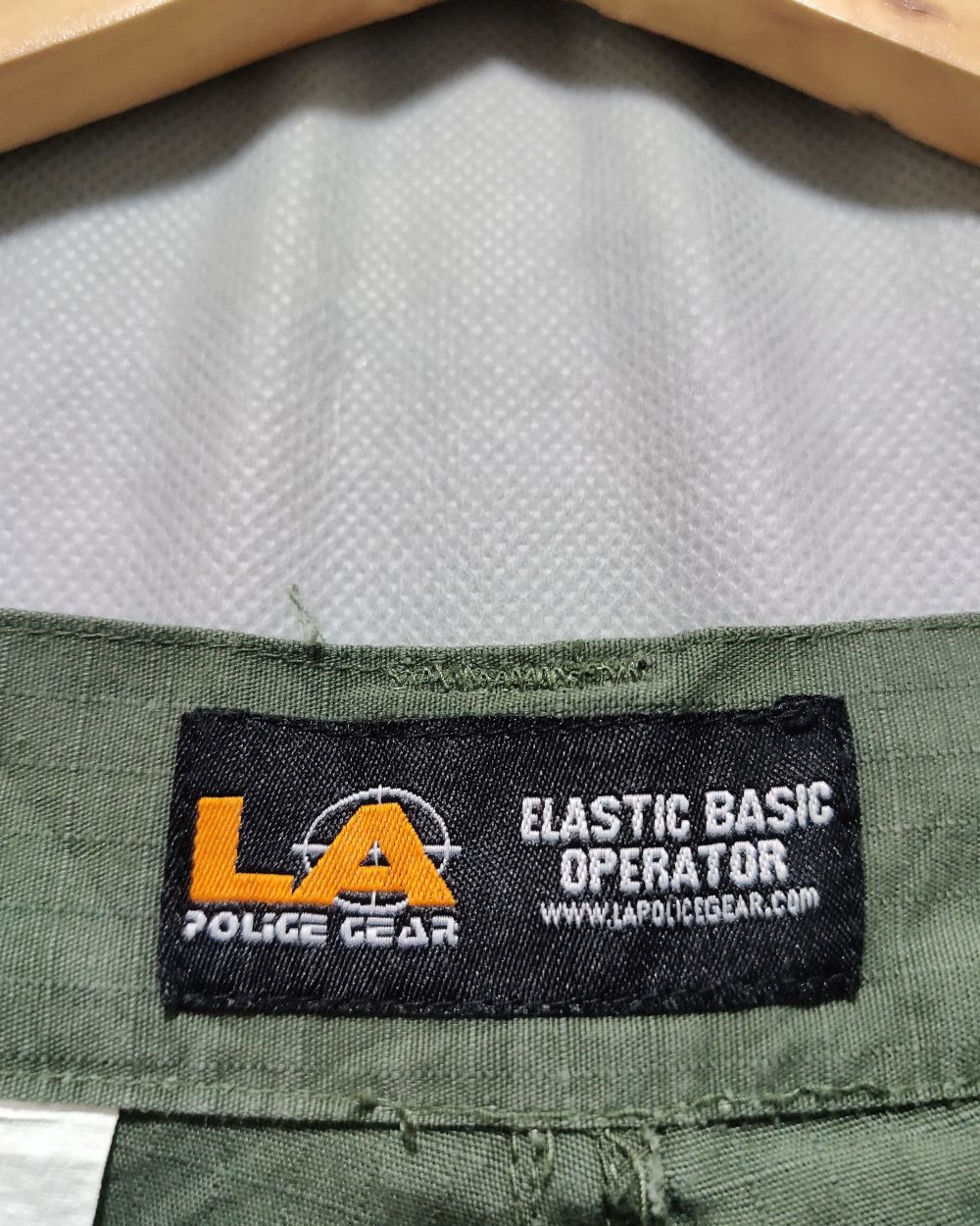 LA Police Gear Green Cotton For Men Cargo Pant M