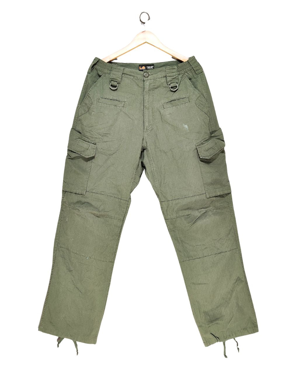 LA Police Gear Green Cotton For Men Cargo Pant M