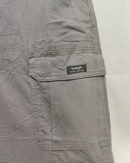 Wrangler Gray Cotton For Men Cargo Pant XL