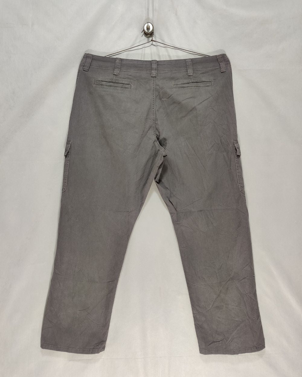 Wrangler Gray Cotton For Men Cargo Pant XL
