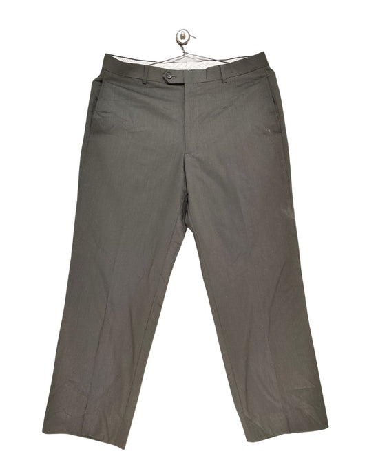 Pronto Uomo Couture Gray Cotton Dress Pant For Men L