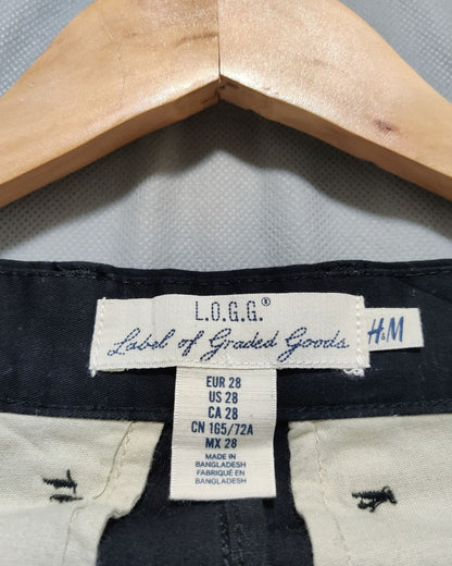 Label Of Graded Goods Black Cotton Dress Pant For Men M