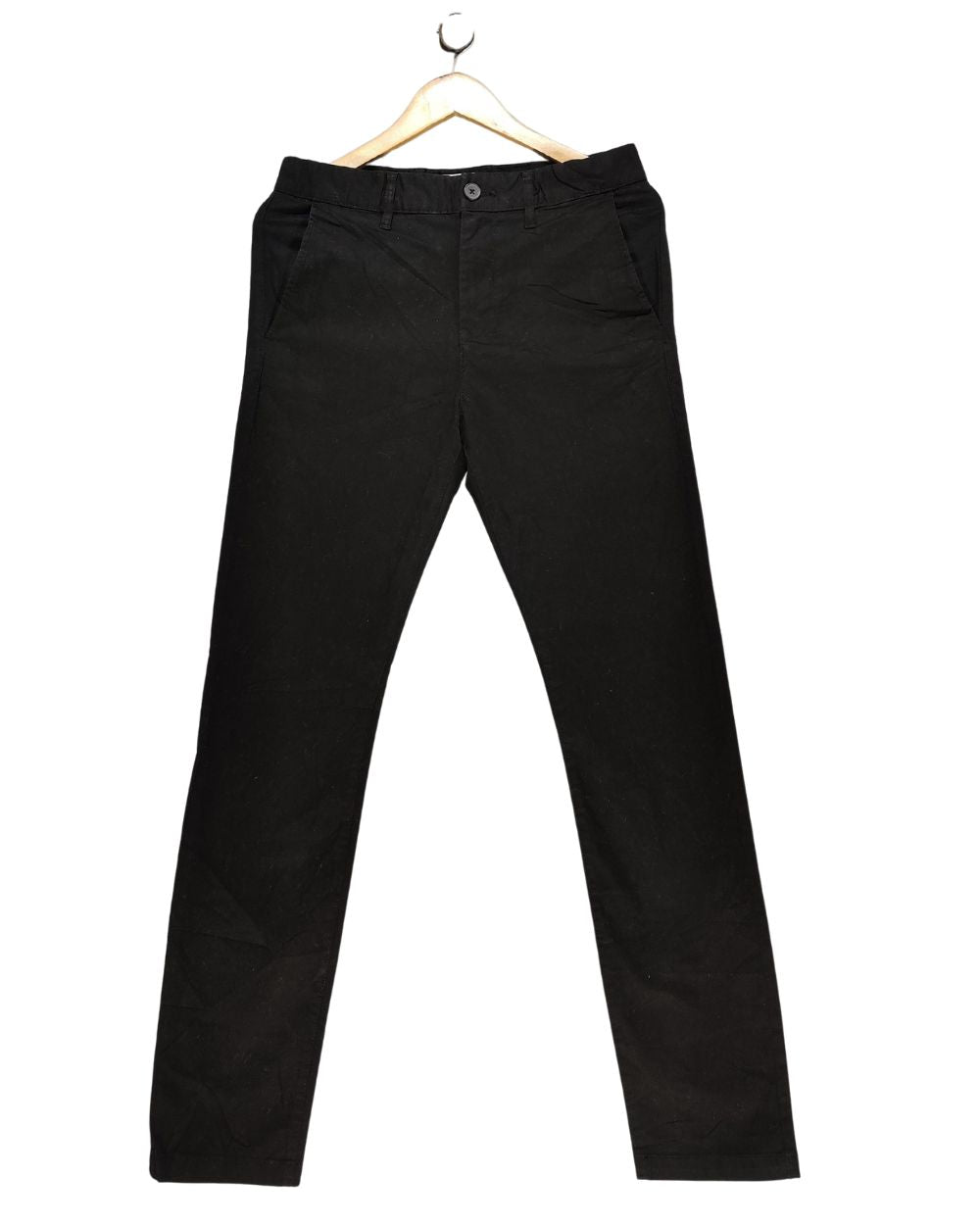 Label Of Graded Goods Black Cotton Dress Pant For Men M