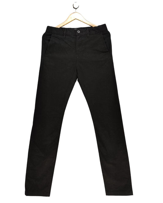 Label Of Graded Goods Black Cotton Dress Pant For Men M