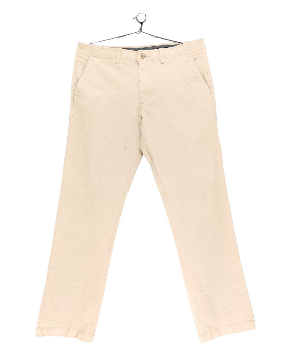 Haggar  Khaki Cotton Dress Pant For Men L