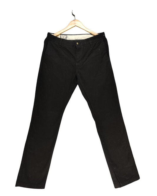 Volcom Black Cotton Dress Pant For Men M