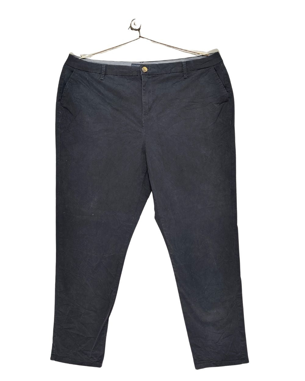 Tommy Hilfiger Blue Cotton Dress Pant For Men XL