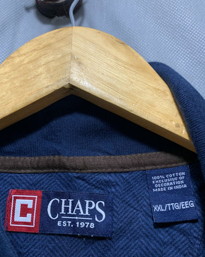 Chaps Blue For Men Sweatshirt  XXL
