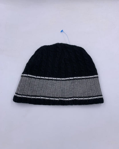 Corona Black Winter Cap For Men
