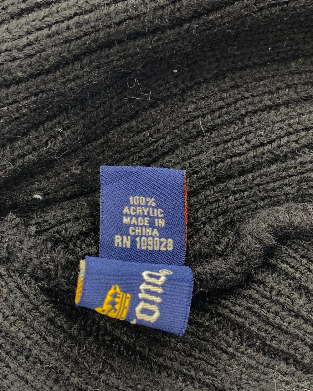 Corona Black Winter Cap For Men