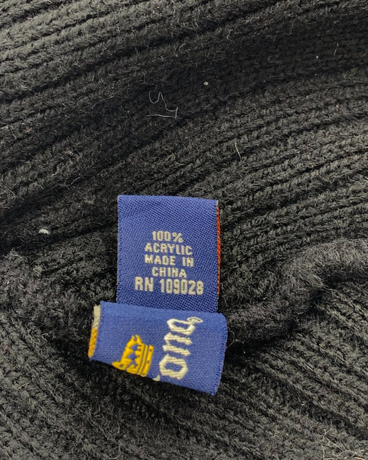 Corona Black Winter Cap For Men