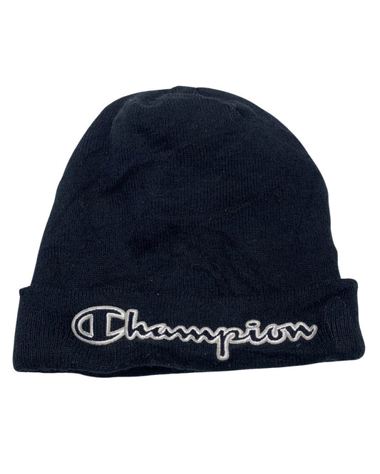Champion Black Winter Cap For Men