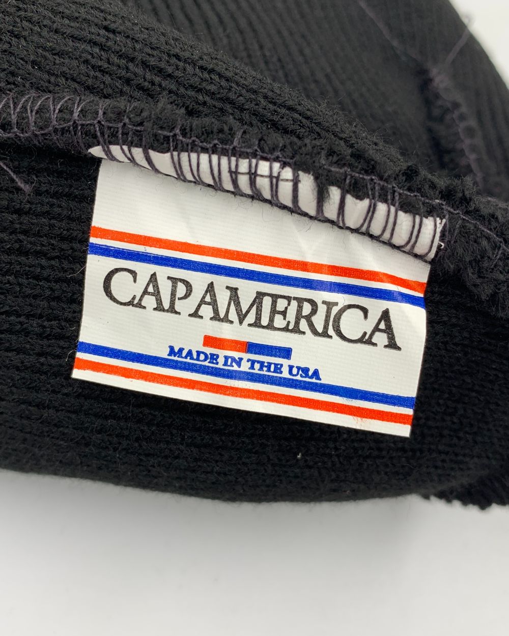 Colonial Black Winter Cap For Men