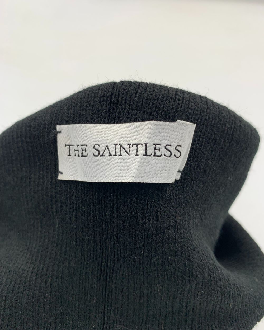 The Saintless Black Winter Cap For Men