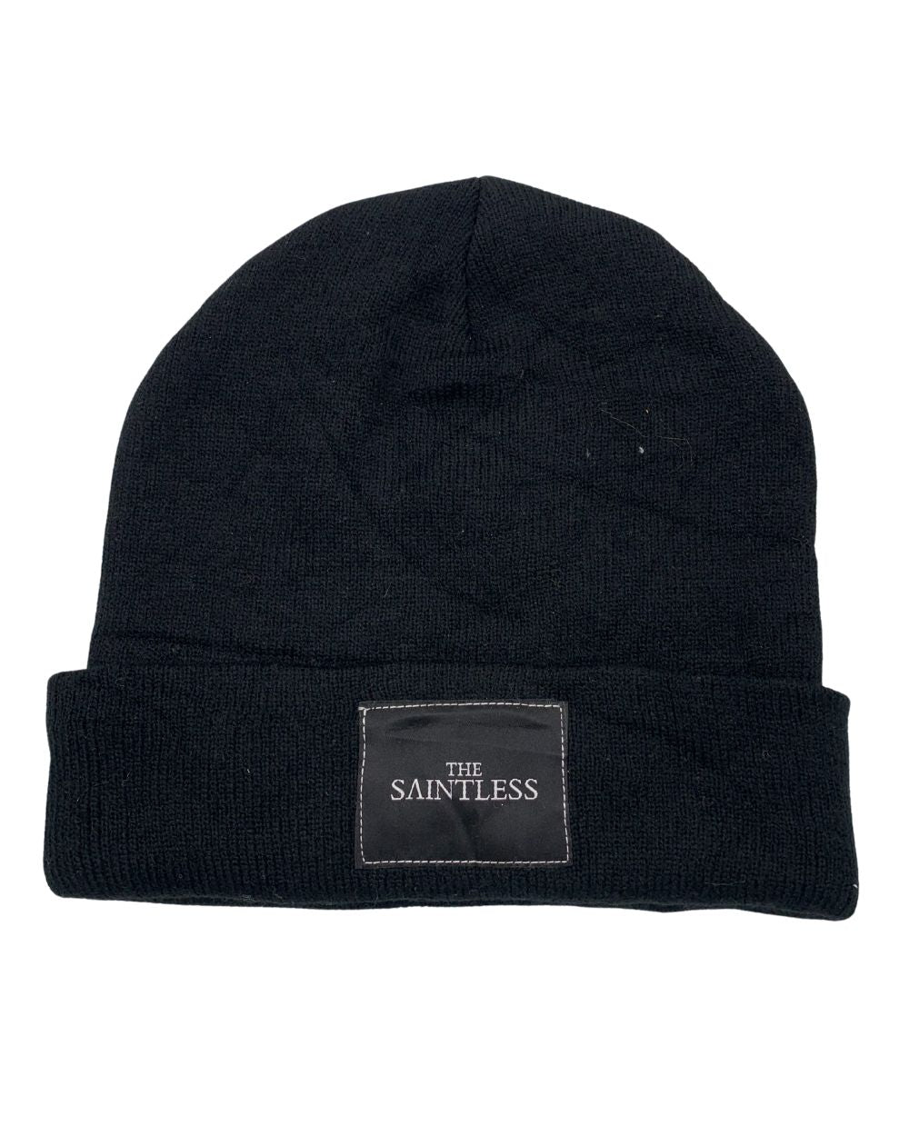 The Saintless Black Winter Cap For Men
