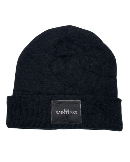The Saintless Black Winter Cap For Men