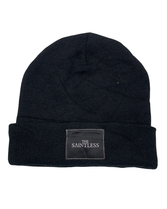 The Saintless Black Winter Cap For Men