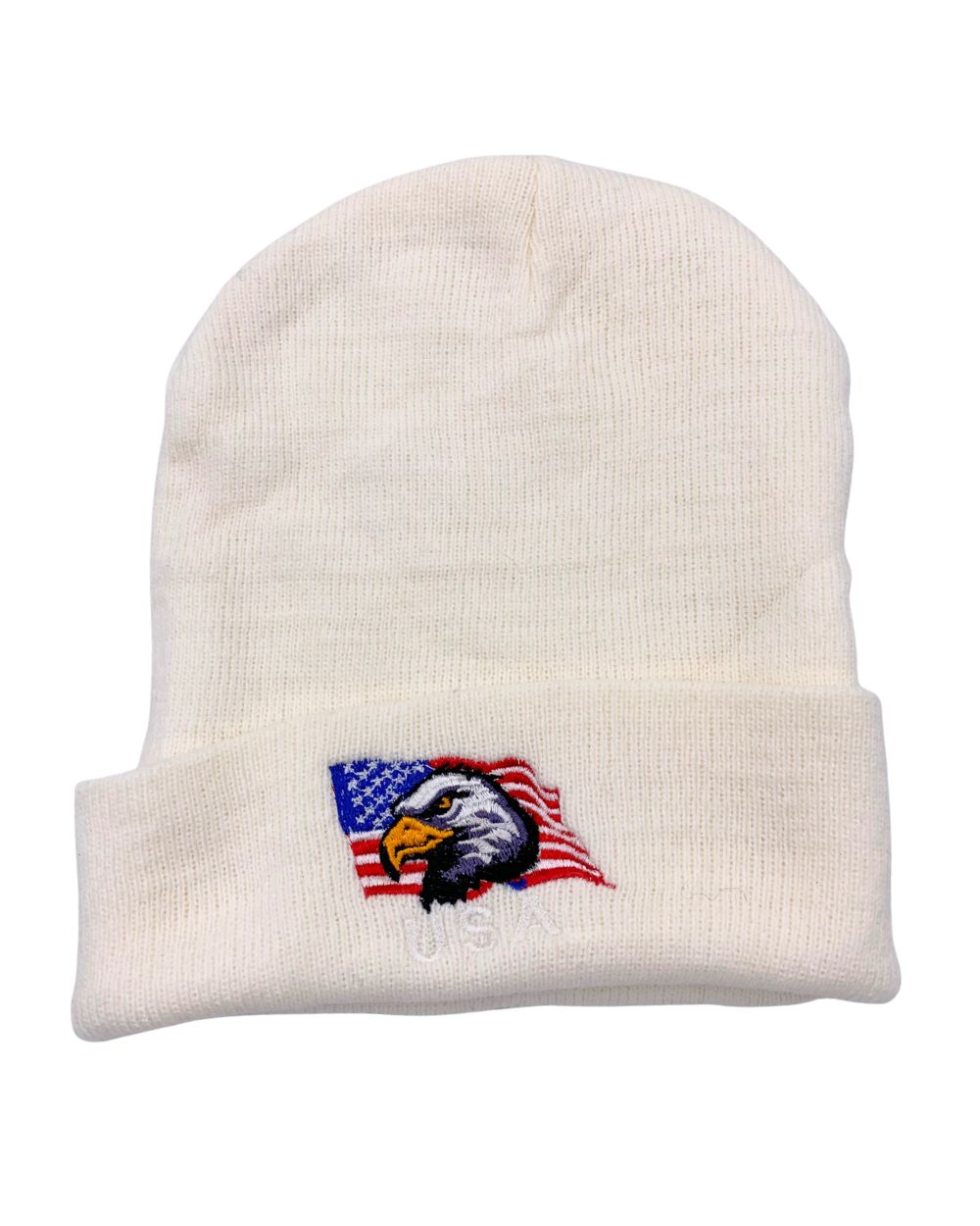 USA Cream Winter Cap For Men