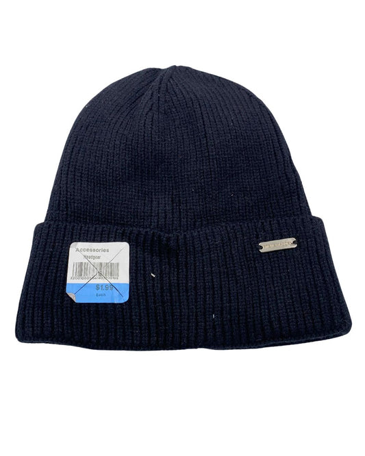 Steve Madden Black Winter Cap For Men