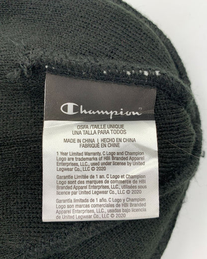 Champion Black Winter Cap For Men