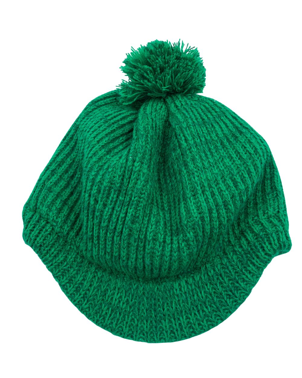 Preloved Label Green Winter Cap For Women