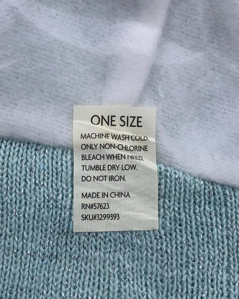 Knit Beanie Blue Winter Cap For Women