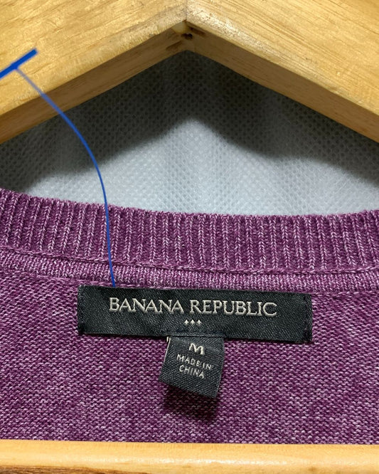 Banana Republic Maroon For Men Sweater M