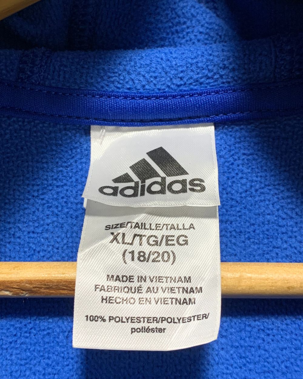 Adidas Blue For Boy Zipper 20 Years
