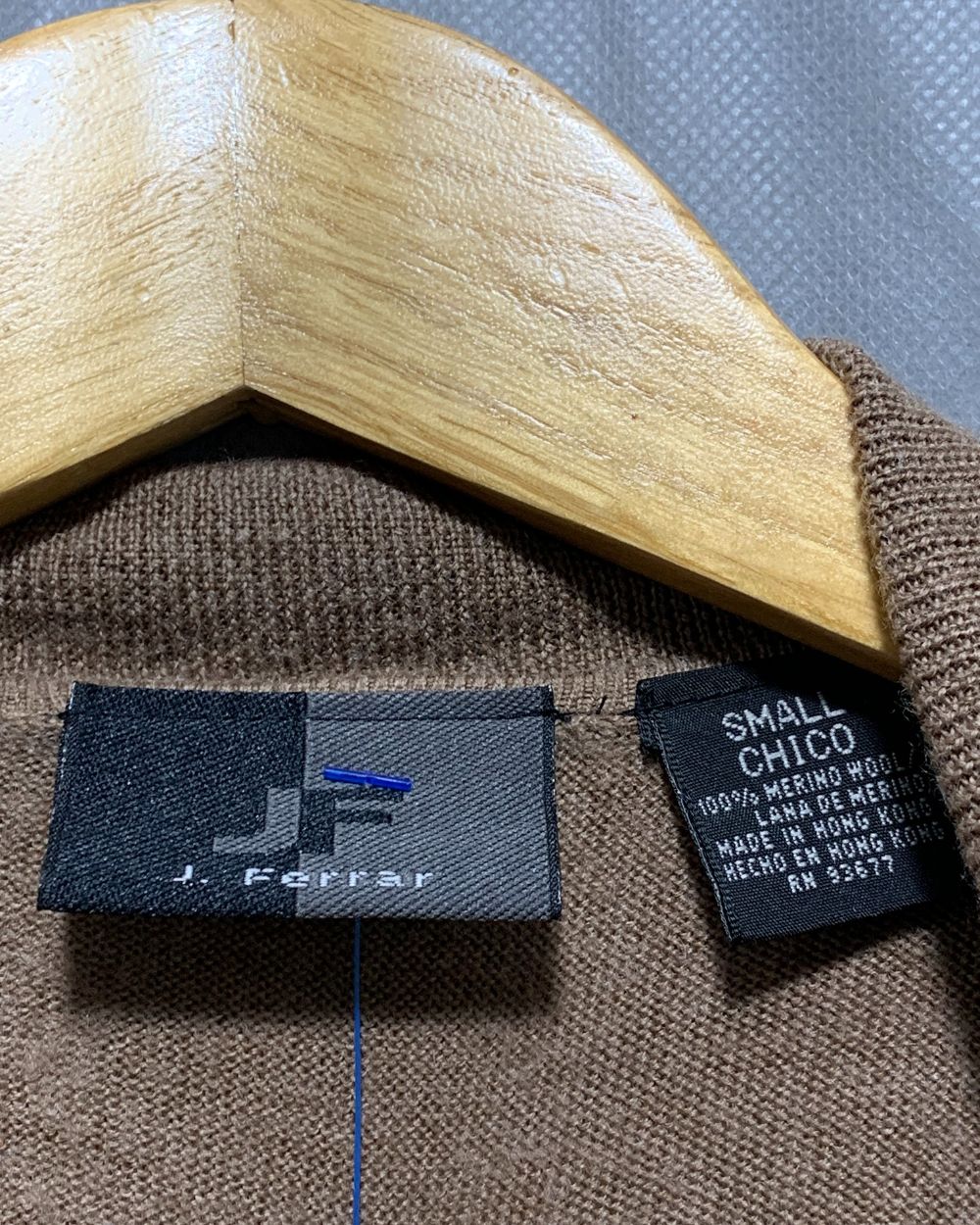 J. Ferrar Khaki Sweater For Men S