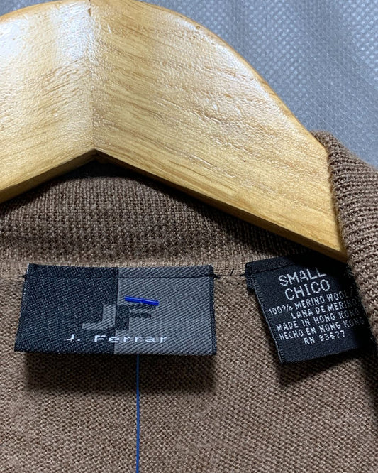 J. Ferrar Khaki Sweater For Men S