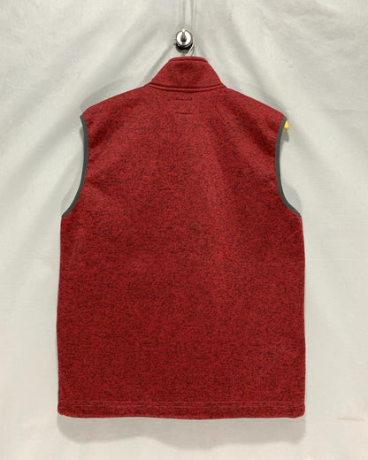 St John's Bay Maroon For Men Vest Zipper S