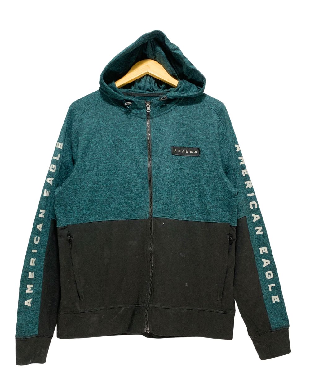 American Eagle Green For Men Zipper M