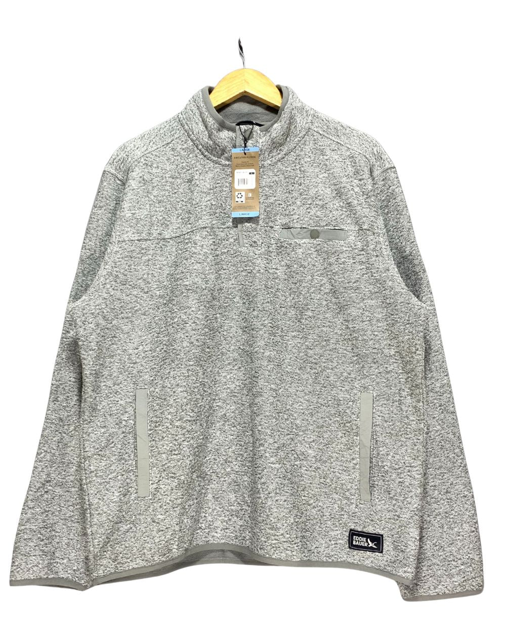 Eddie Bauer Gray For Men Sweatshirt  L