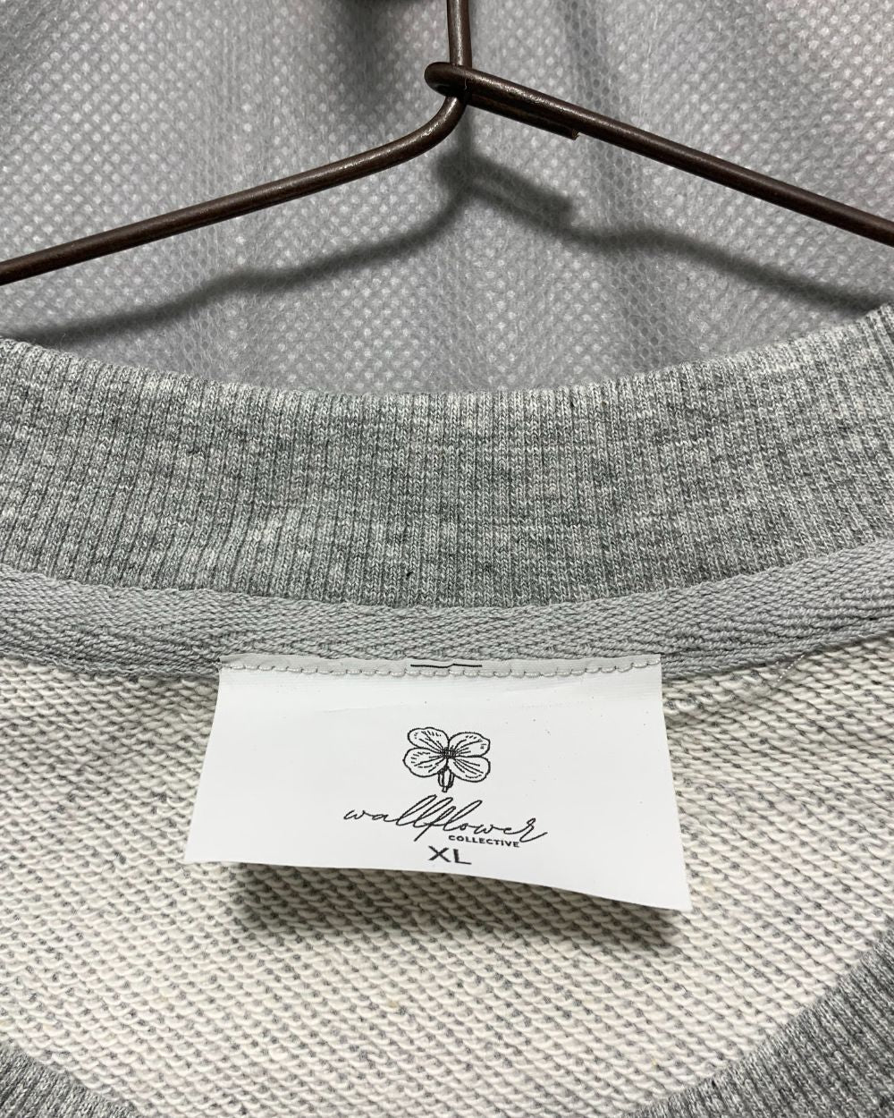 Wallflower Gray For Men Sweatshirt  XL
