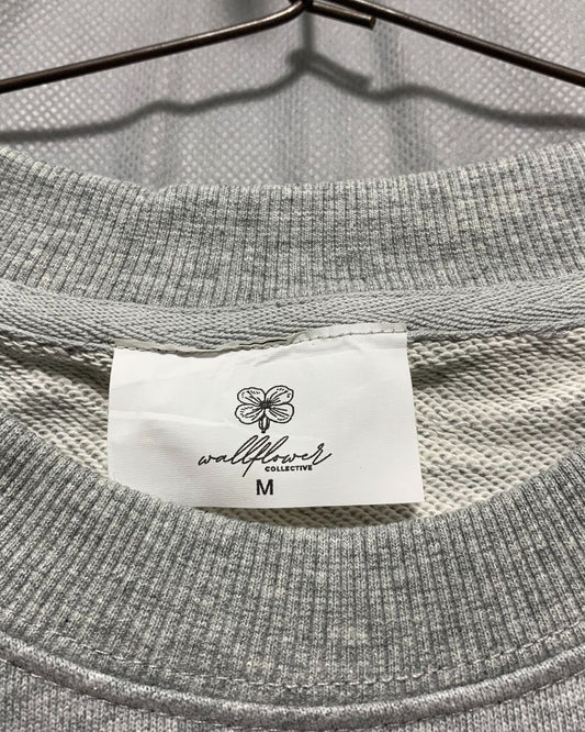 Wallflower Gray For Men Sweatshirt  M
