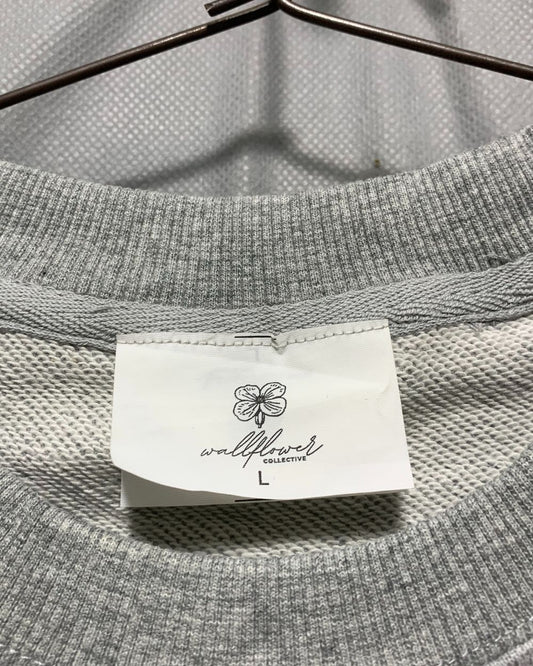 Wallflower Gray For Men Sweatshirt  L