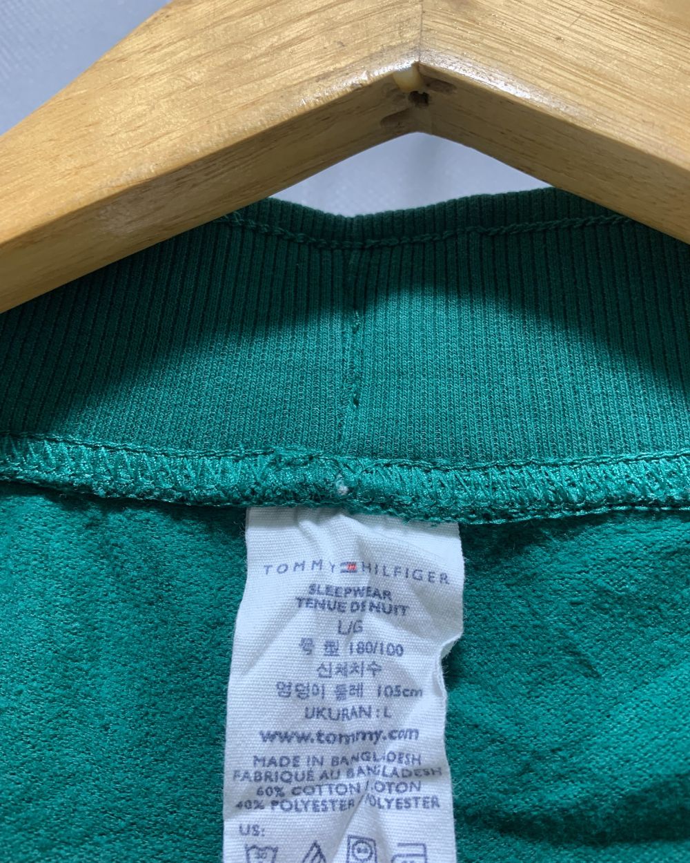 Tommy Hilfiger Green Sport Winter Trouser For Men Large