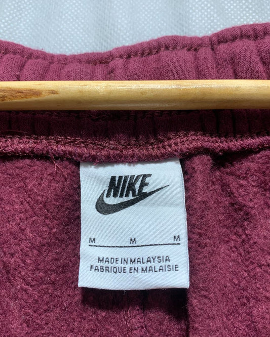Nike Maroon Sport Winter Trouser For Men M