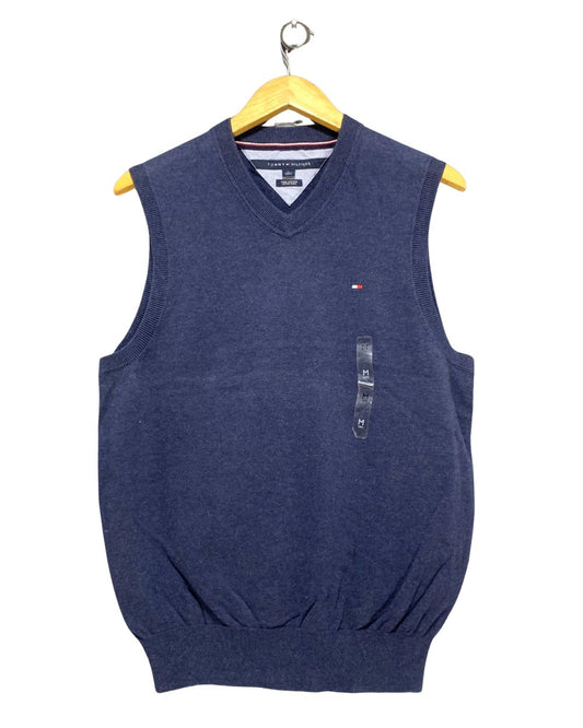Tommy Hilfiger Blue For Men Vest Sweater M