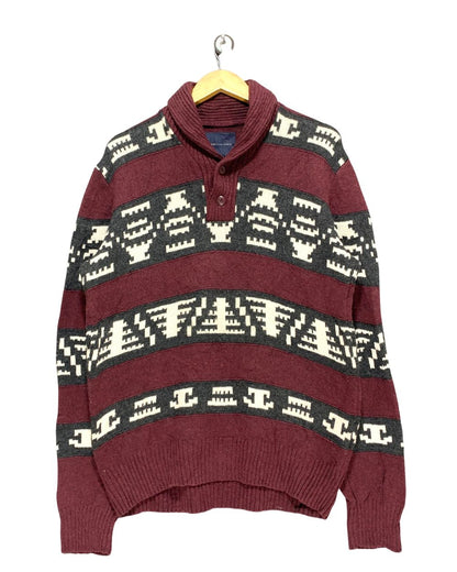 American Eagle Maroon For Men Sweater M