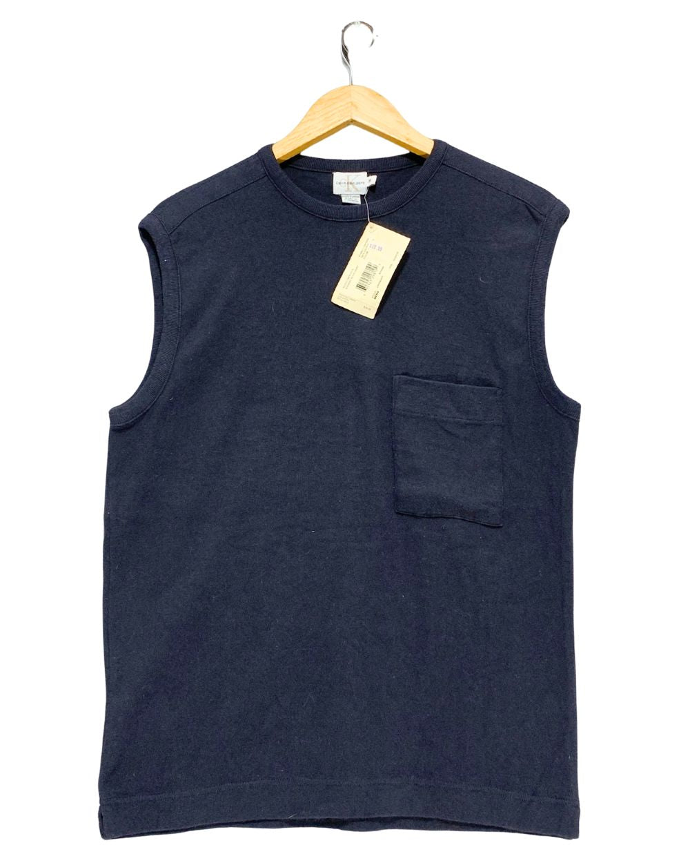 Calvin Klein Blue For Men Vest Sweater M