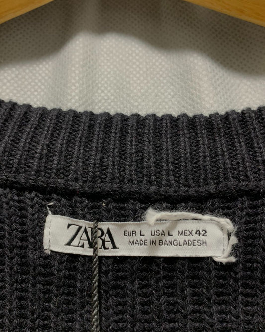 Zara Black For Men Sweater L